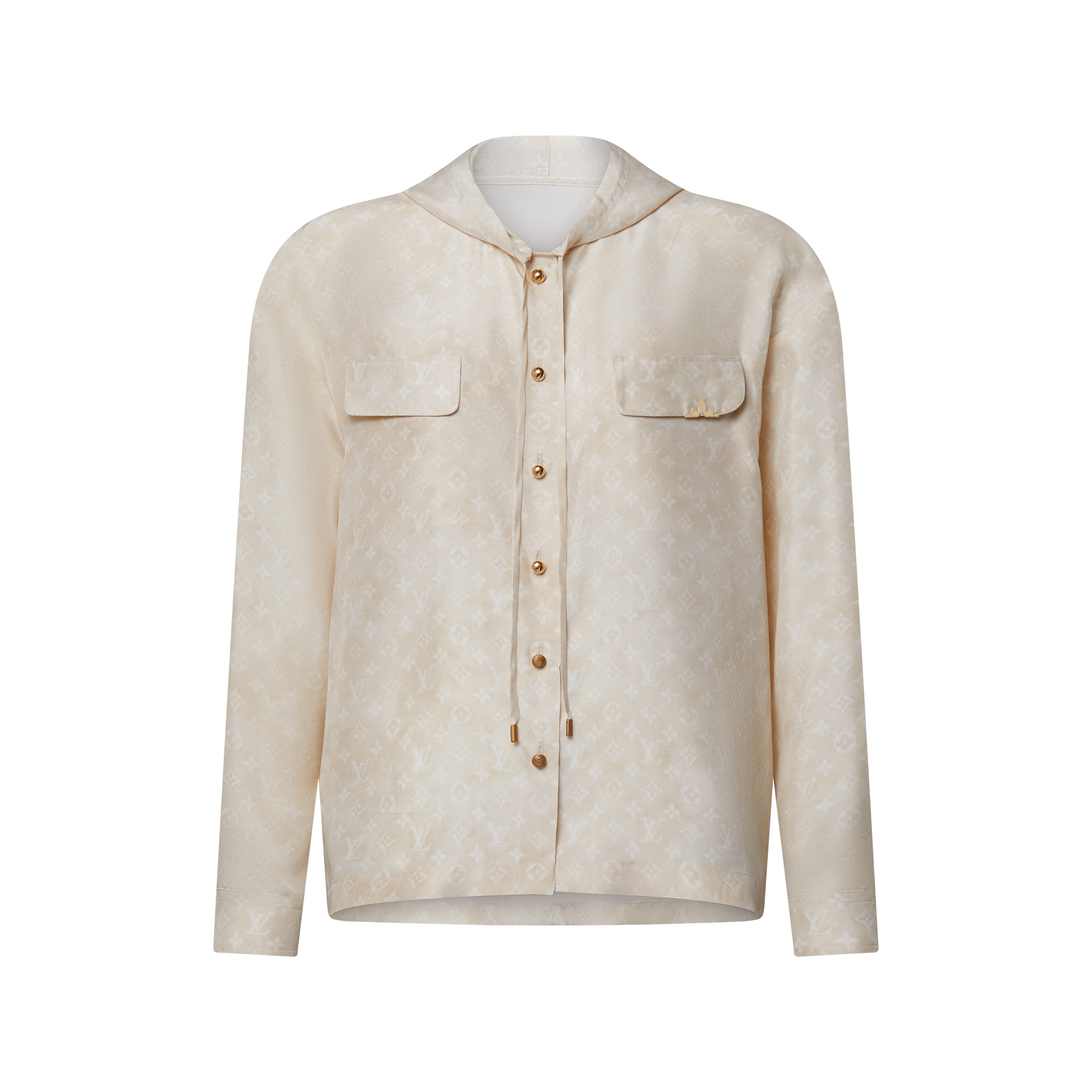 Monogram Cloud Hooded Shirt - Ready-to-Wear 1AJI79 | LOUIS VUITTON